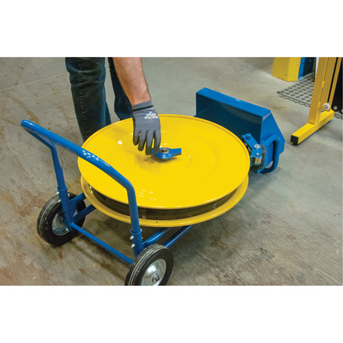 Strapping Dispenser, Polyester/Steel/Polypropylene Straps, 16"/8" Core Dia., 3"/8"/6" Roll Width Distribution Jean Lapalme