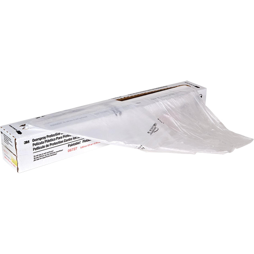 Overspray Protective Sheeting, 400' L x 12' W, Plastic Distribution Jean Lapalme