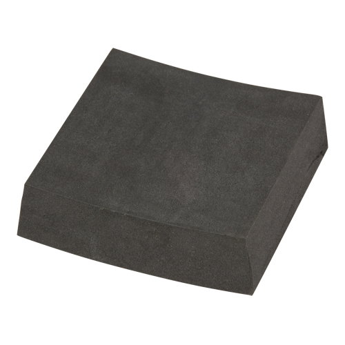 Black Neoprene Foam, 1" Thick, 3" L x 3" W Distribution Jean Lapalme