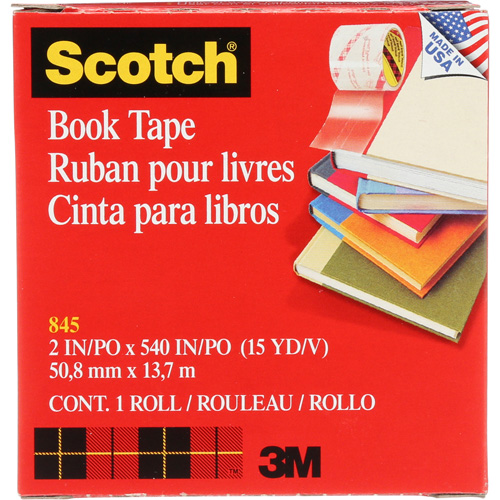 Ruban pour la r&eacute;paration de livres Scotch Distribution Jean Lapalme