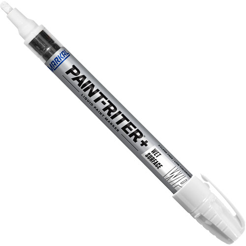 Marqueur &agrave; peinture pour surfaces humides Paint-Riter+, Liquide, Blanc Distribution Jean Lapalme
