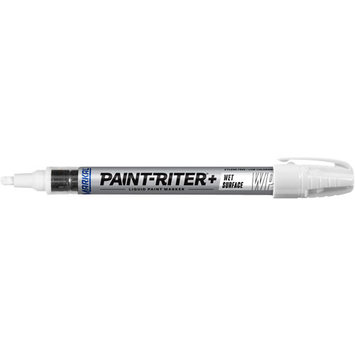 Marqueur &agrave; peinture pour surfaces humides Paint-Riter+, Liquide, Blanc Distribution Jean Lapalme