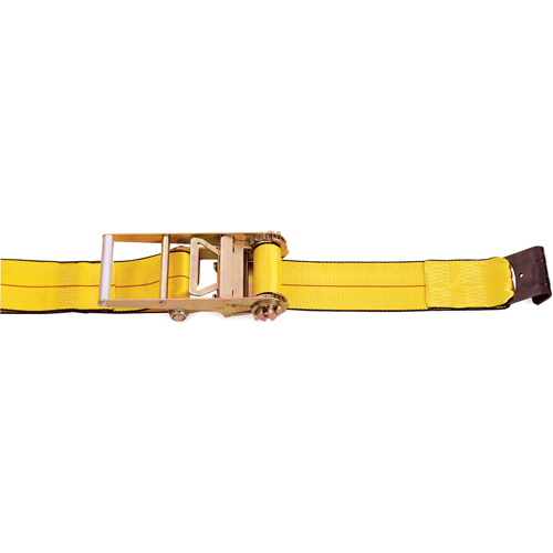 Ratchet Straps, Flat Hook, 4" W x 30' L, 5400 lbs. (2450 kg) Working Load Limit Distribution Jean Lapalme
