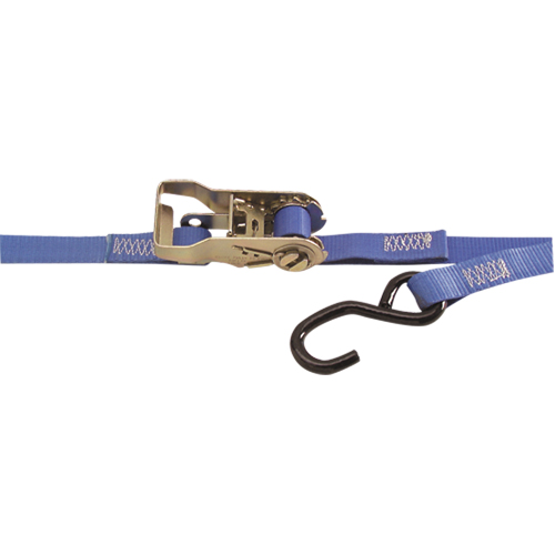 Heavy-Duty Utility Straps, S-Hook, 1" W x 15' L, 500 lbs. (230 kg) Working Load Limit Distribution Jean Lapalme