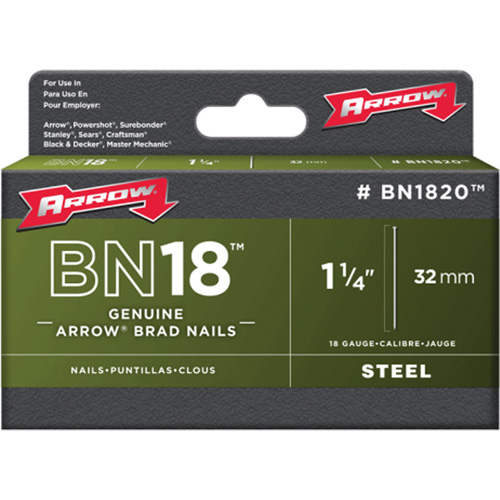Brad Nails for Arrow & Aurora Staple Guns & Hammer Tackers Distribution Jean Lapalme