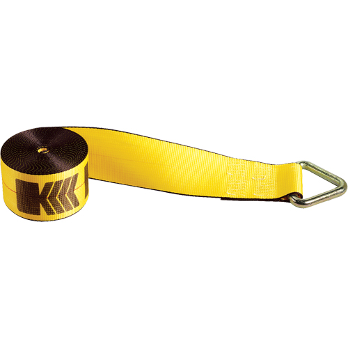 Tendeurs d'arrimage pour treuil, Anneau delta, 4" , 30' , Charge d'utilisation max. 5400 lb (2450 kg) Distribution Jean Lapalme