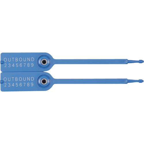 Gemini&reg; Tote Seals, 7-1/4", Plastic, Pull-Through Distribution Jean Lapalme