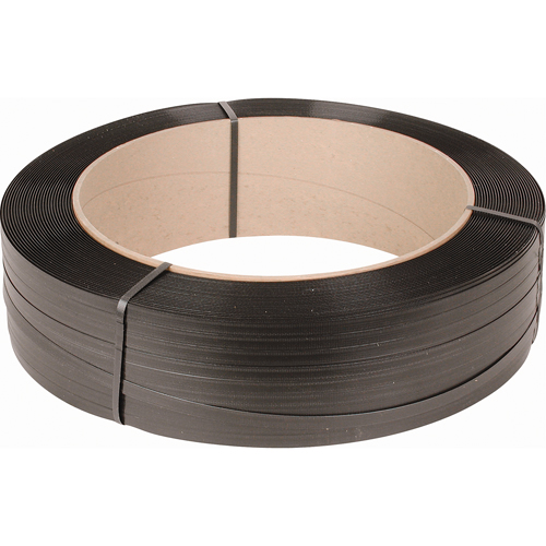 Strapping, Polypropylene, 1/2" W x 7200' L, Black, Machine Grade Distribution Jean Lapalme