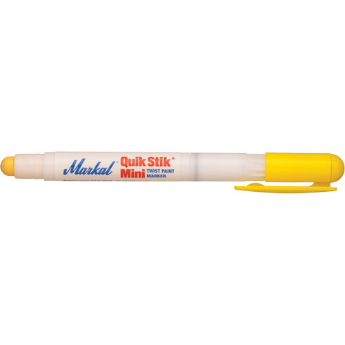 Mini marqueur de peinture Quik Stik, B&acirc;ton plein, Jaune Distribution Jean Lapalme