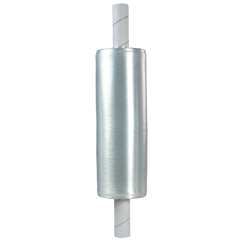 Extended Core Hand Stretch Wrap, 80 Gauge (20.3 micrometers), 20" x 1000', Clear Distribution Jean Lapalme