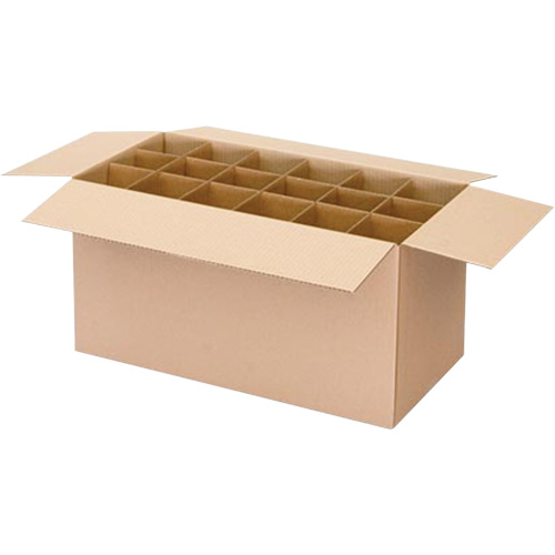 Boîte d'exp&eacute;dition pour cannettes a&eacute;rosols, 12-1/4" lo x 9-3/16" la x 10-5/16" h, ondulations C Distribution Jean Lapalme