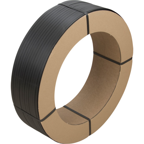 Strapping, Polypropylene, 1/2" W x 7200' L, Black, Manual Grade Distribution Jean Lapalme