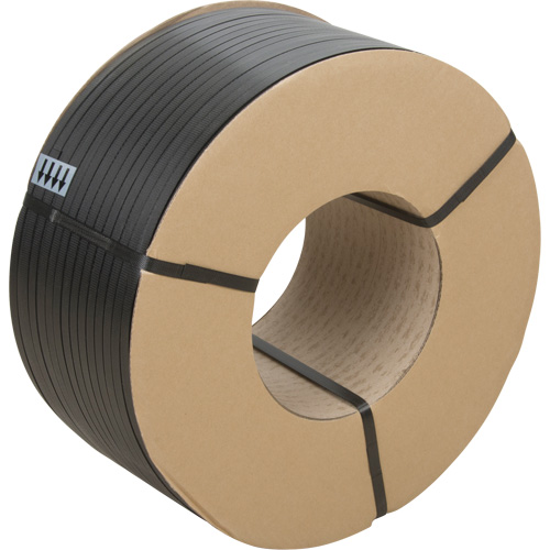 Strapping, Polypropylene, 1/2" W x 7200' L, Black, Manual Grade Distribution Jean Lapalme