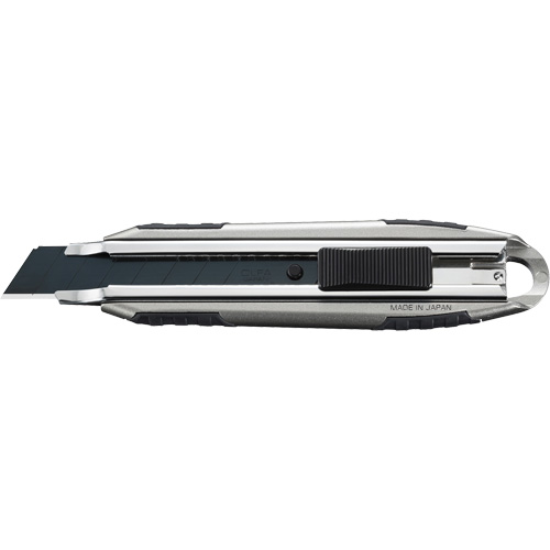 Couteau autoverrouillable, 18 mm, Acier au carbone, Robuste, Prise en Aluminium Distribution Jean Lapalme