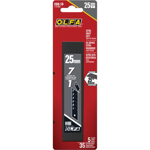 Ultra-Sharp Black Replacement Blades, Snap-Off Style Distribution Jean Lapalme