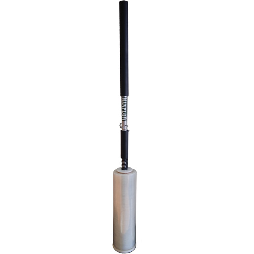Long Handle Stretch Wrap Dispenser, Fits Rolls 12"-18" Distribution Jean Lapalme