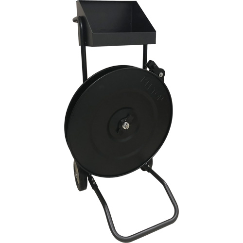Strapping Dispenser, Polyester/Steel/Polypropylene Straps, 16"/8" Core Dia., 3"/8"/6" Roll Width Distribution Jean Lapalme
