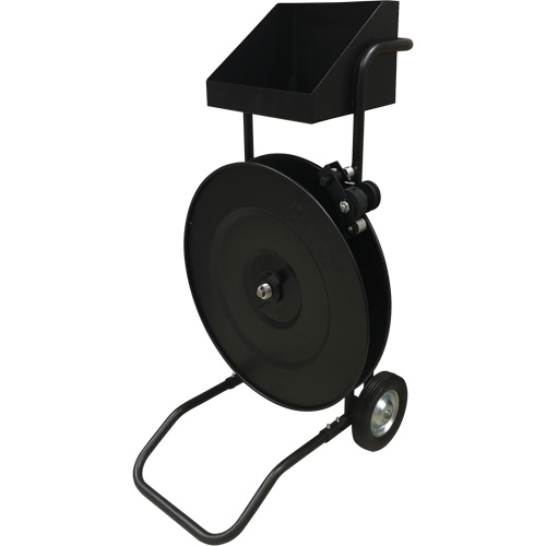 Strapping Dispenser, Polyester/Steel/Polypropylene Straps, 16"/8" Core Dia., 3"/8"/6" Roll Width Distribution Jean Lapalme