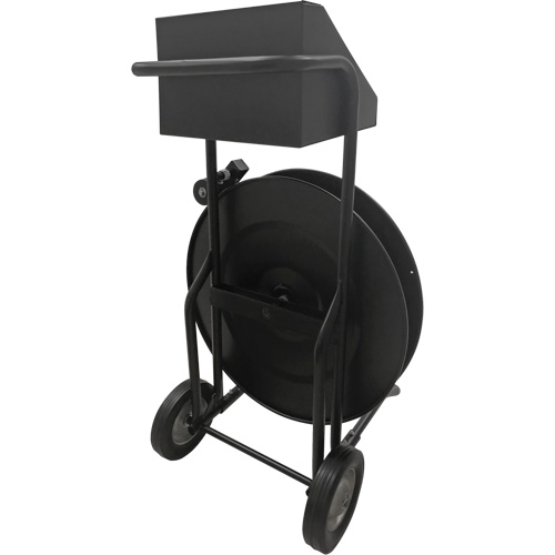 Strapping Dispenser, Polyester/Steel/Polypropylene Straps, 16"/8" Core Dia., 3"/8"/6" Roll Width Distribution Jean Lapalme