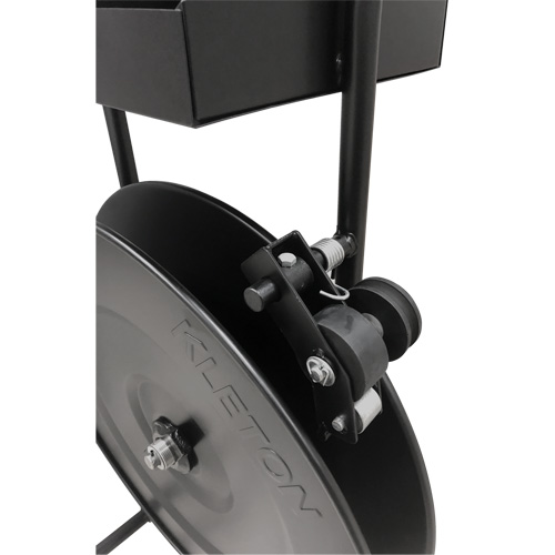 Strapping Dispenser, Polyester/Steel/Polypropylene Straps, 16"/8" Core Dia., 3"/8"/6" Roll Width Distribution Jean Lapalme