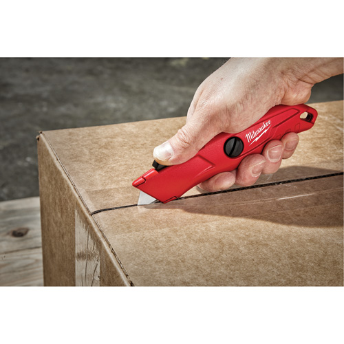 Self-Retracting Knife, 3/4", Steel, Metal Handle Distribution Jean Lapalme