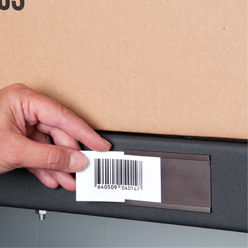 Card Holder, Magnetic, 600" L x 2" W Distribution Jean Lapalme