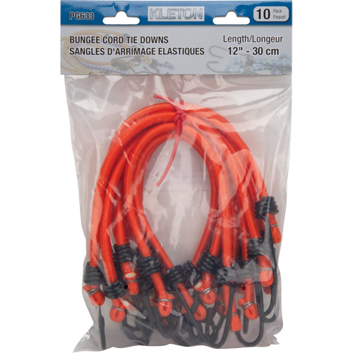 Bungee Cord Tie Downs, 12" Distribution Jean Lapalme