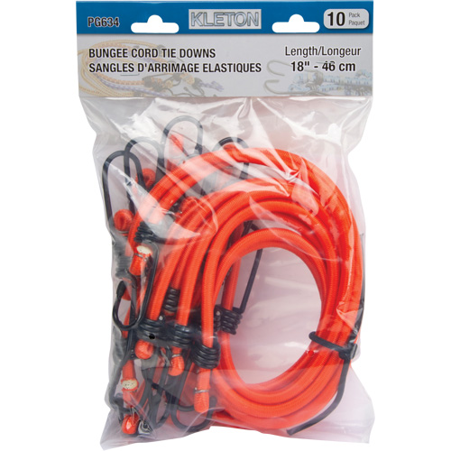Bungee Cord Tie Downs, 18" Distribution Jean Lapalme