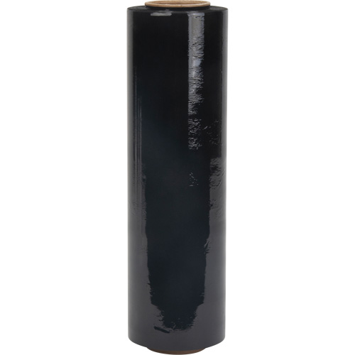 Stretch Wrap, 80 Gauge (20.3 micrometers), 15" x 1500', Opaque Black Distribution Jean Lapalme