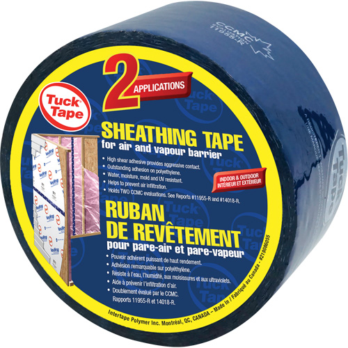 Ruban de rev&ecirc;tement pour entrepreneurs, 60 mm (2-3/8") x 0,0 m (0,0'), Bleu Distribution Jean Lapalme