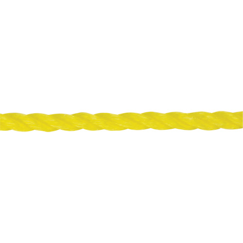 1/4" Braided Yellow Rope, Polypropylene, 1300' Distribution Jean Lapalme