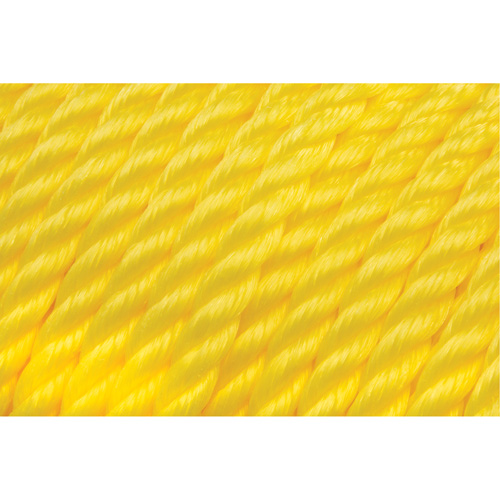 1/2" Braided Yellow Rope, Polypropylene, 335' Distribution Jean Lapalme