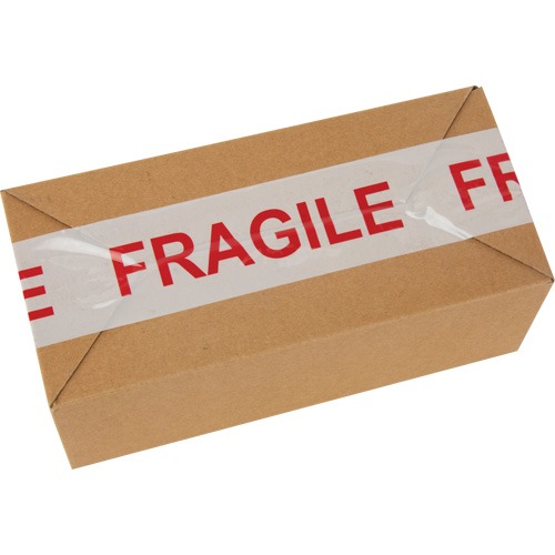 Ruban d'emballage Fragile, Adh&eacute;sif Thermofusible, 2 mils, 48 mm (2") x 100 m (328') Distribution Jean Lapalme