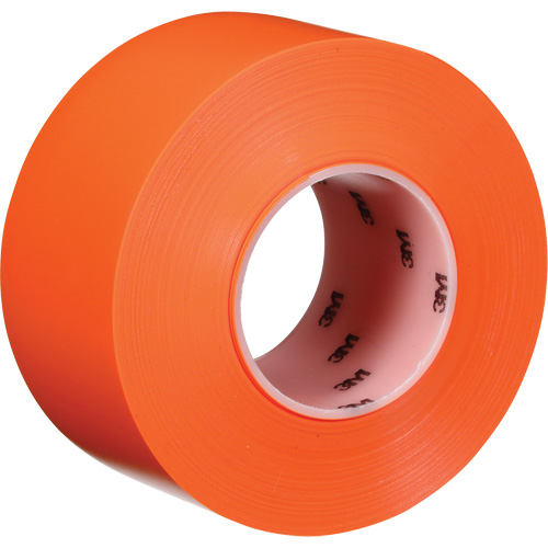 Ruban de marquage de planchers durable 971, 3" x 108', Vinyle, Orange Distribution Jean Lapalme