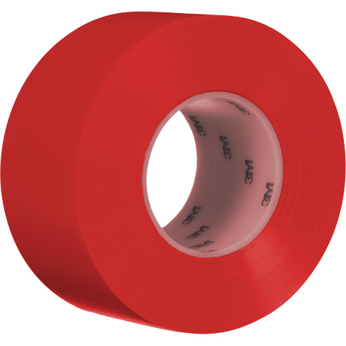 Durable Floor Marking Tape 971, 3" x 108', Vinyl, Red Distribution Jean Lapalme