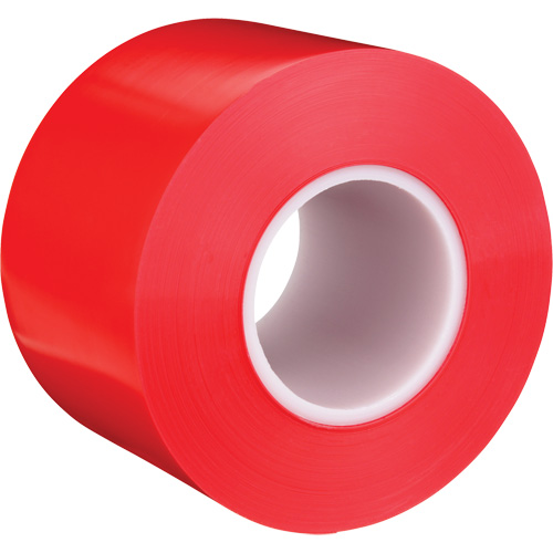 Durable Floor Marking Tape 971, 4" x 108', Vinyl, Red Distribution Jean Lapalme