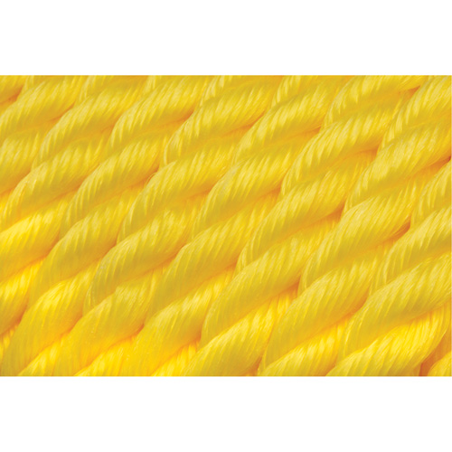 Braided Yellow Rope, Polypropylene, 300' Distribution Jean Lapalme