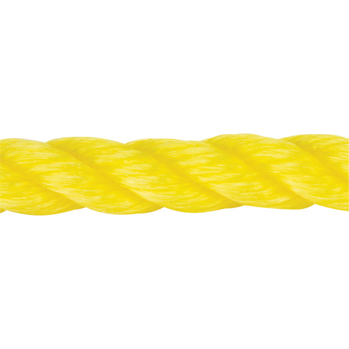 Braided Yellow Rope, Polypropylene, 144' Distribution Jean Lapalme