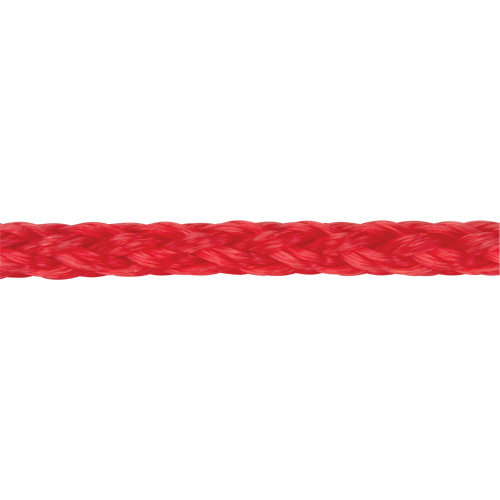 Braided Red Rope, Polypropylene, 500' Distribution Jean Lapalme