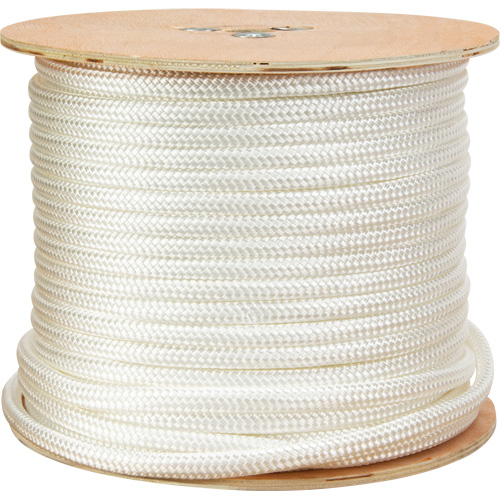 Braided White Rope, Nylon, 250' Distribution Jean Lapalme