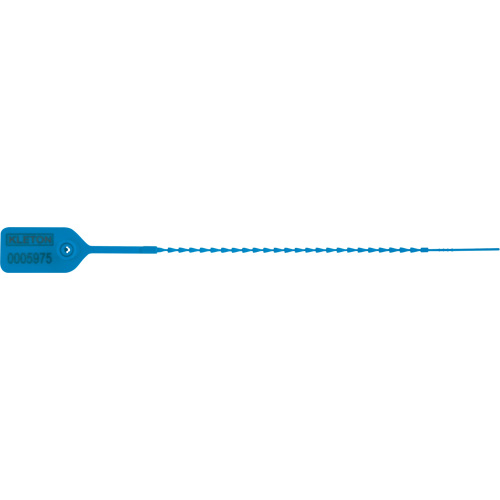 Standard-Duty Security Seal, 9", Plastic, Pull-Through Distribution Jean Lapalme