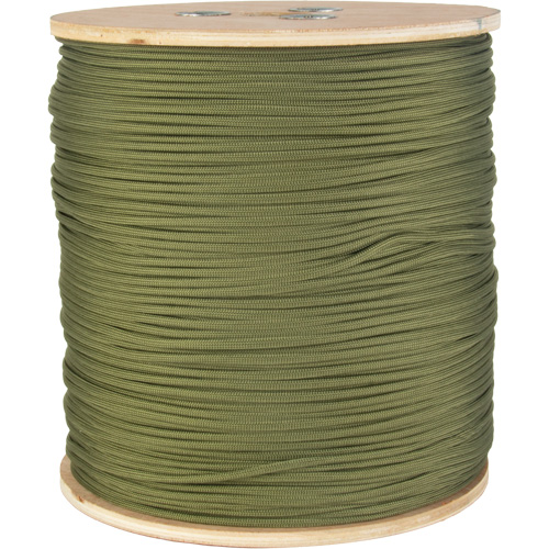 Green Paracord, Nylon, 1600' Distribution Jean Lapalme