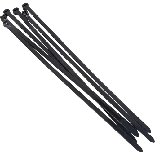 Steel Barb Cable Ties, 8" Long, 40 lbs. Tensile Strength, Black Distribution Jean Lapalme