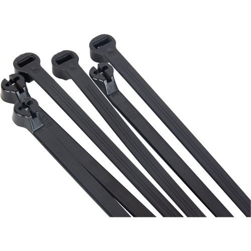 Steel Barb Cable Ties, 8" Long, 40 lbs. Tensile Strength, Black Distribution Jean Lapalme