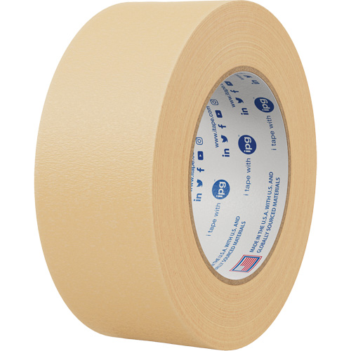 PG5 Medium Grade Paper Masking Tape, 12 mm (0-47/100") x 54.8 m (179.8'), Beige Distribution Jean Lapalme