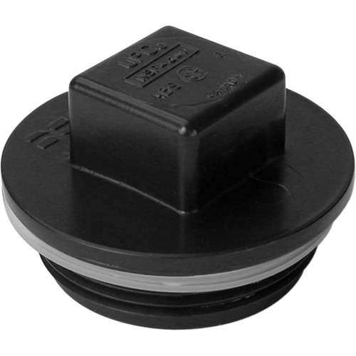Threaded Plug, Cleanout, 1-1/4" Dia., Plastic Distribution Jean Lapalme