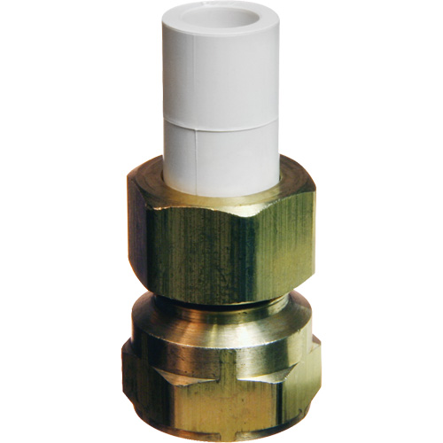 Adaptateur de transition, 1/2" dia., Laiton/PVC-C Distribution Jean Lapalme