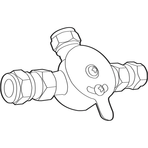 Commercial Mixing Valve with Check Valves Distribution Jean Lapalme