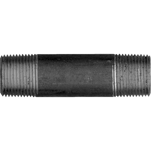 Raccord long, Acier, 3/8", NPT x NPT Distribution Jean Lapalme