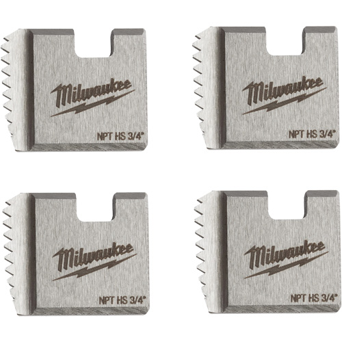 Matrices de tuyauterie portables NPT, Pour tuyau de 3/4", Acier rapide Distribution Jean Lapalme